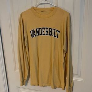 Yellow champion Vanderbilt long sleeve large